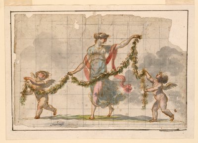 Wall Painting, ca. 1820 by Mauro Gandolfi